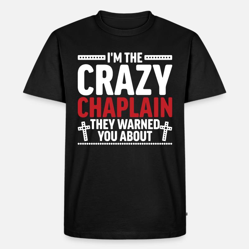 Aumônier, clerc, pasteur - T-shirt Premium bio Homme - noir