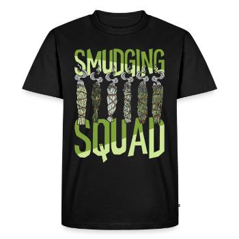 Smudging Apartment Fumigation Escouade de purification - T-shirt Premium bio Homme - noir - Devant - Nico (187cm)