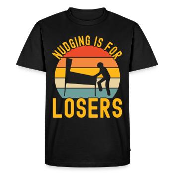 Flipper flipper - T-shirt Premium bio Homme - noir - Devant - Nico (187cm)