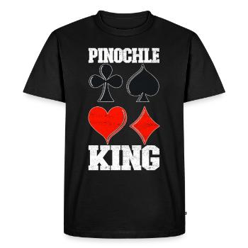 Jumelles Pinochle - T-shirt Premium bio Homme - noir - Devant - Nico (187cm)