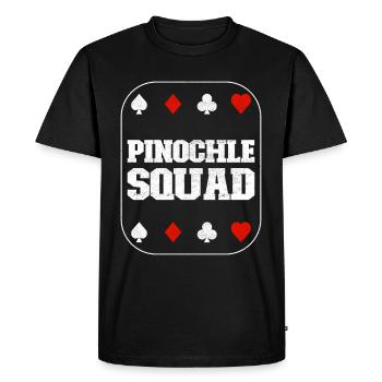 Jumelles Pinochle - T-shirt Premium bio Homme - noir - Devant - Nico (187cm)