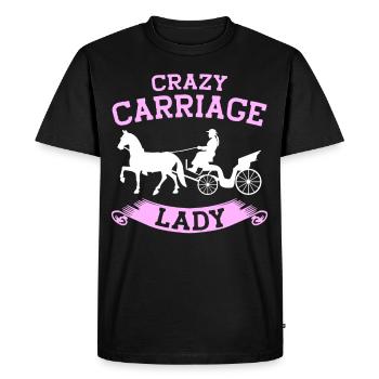 Calèche Lady Cocher - T-shirt Premium bio Homme - noir - Devant - Nico (187cm)