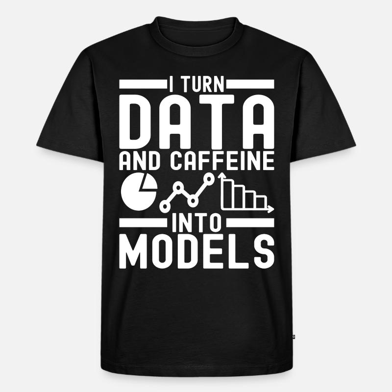 Data Science Datenanalyst - Männer Premium Bio T-Shirt - Schwarz