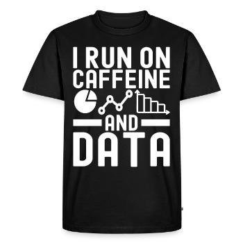 Analyste de données en science des données - T-shirt Premium bio Homme - noir - Devant - Nico (187cm)