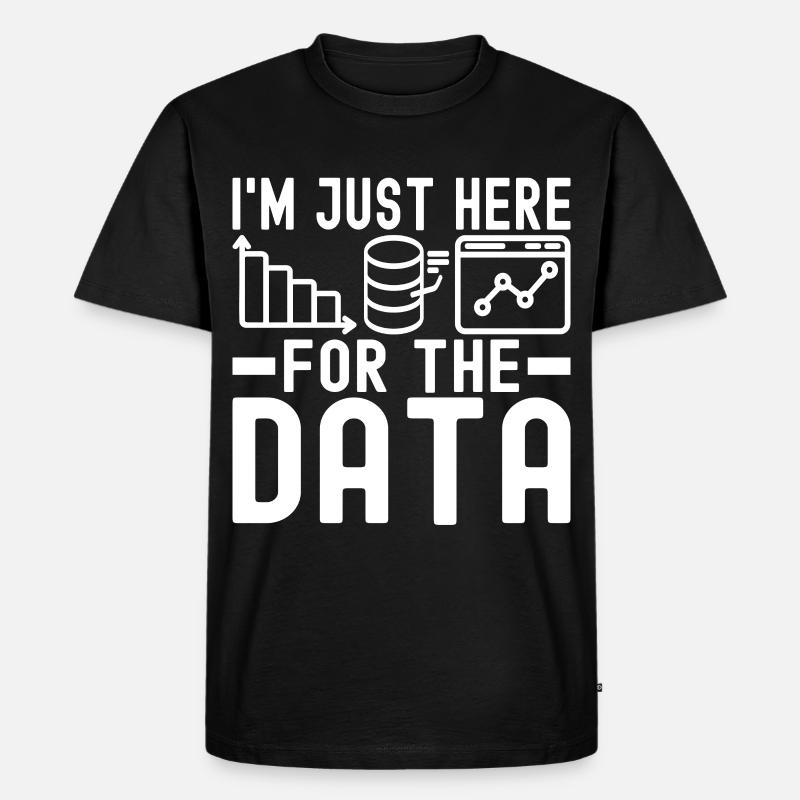Data Science Datenanalyst - Männer Premium Bio T-Shirt - Schwarz
