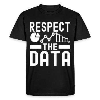 Analyste de données en science des données - T-shirt Premium bio Homme - noir - Devant - Nico (187cm)