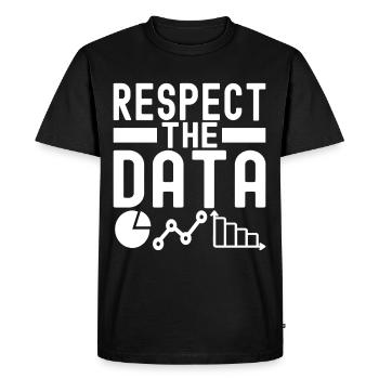 Analyste de données en science des données - T-shirt Premium bio Homme - noir - Devant - Nico (187cm)