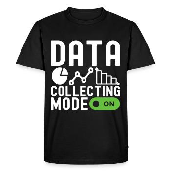 Analyste de données en science des données - T-shirt Premium bio Homme - noir - Devant - Nico (187cm)