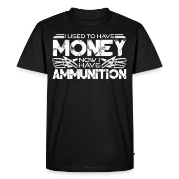 Guns Rifle Weapons Firearm Pistol Gun - Men's Premium Organic T-Shirt - black - Front - Nico (187cm)