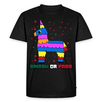 Mexico Piñata Mexican Mexicans - Men's Premium Organic T-Shirt - black - Front - Nico (187cm)