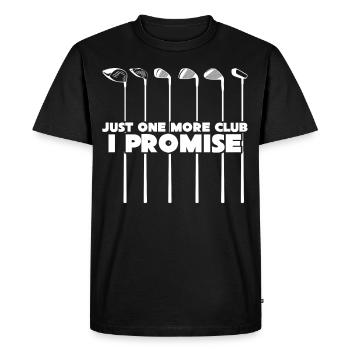 Club de golf Joueurs de golf Terrain de golf - T-shirt Premium bio Homme - noir - Devant - Nico (187cm)