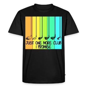 Club de golf Joueurs de golf - T-shirt Premium bio Homme - noir - Devant - Nico (187cm)