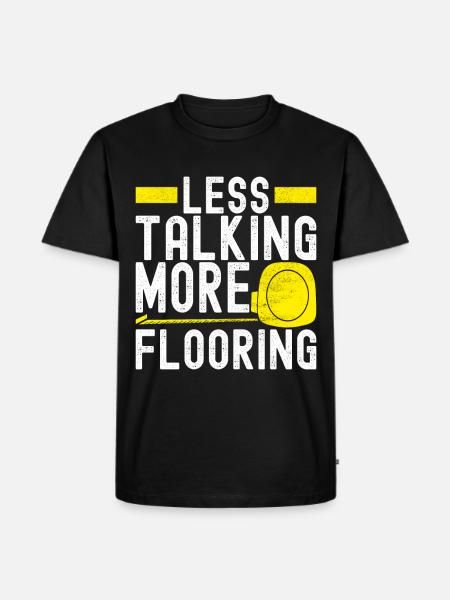Tiler Floor Layer - Men's Premium Organic T-Shirt - black