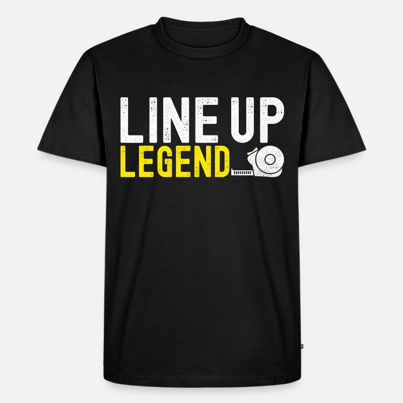 Fliesenleger Bodenleger - Männer Premium Bio T-Shirt - Schwarz