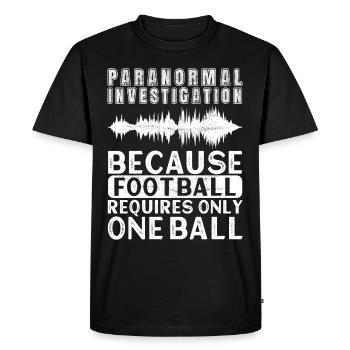 Enquêteur paranormal Chasse aux fantômes - T-shirt Premium bio Homme - noir - Devant - Nico (187cm)