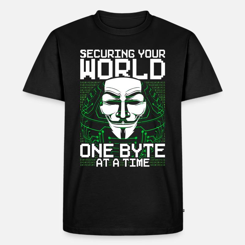 Ethical Hacker Ethischer Hacker - Men's Premium Organic T-Shirt - black