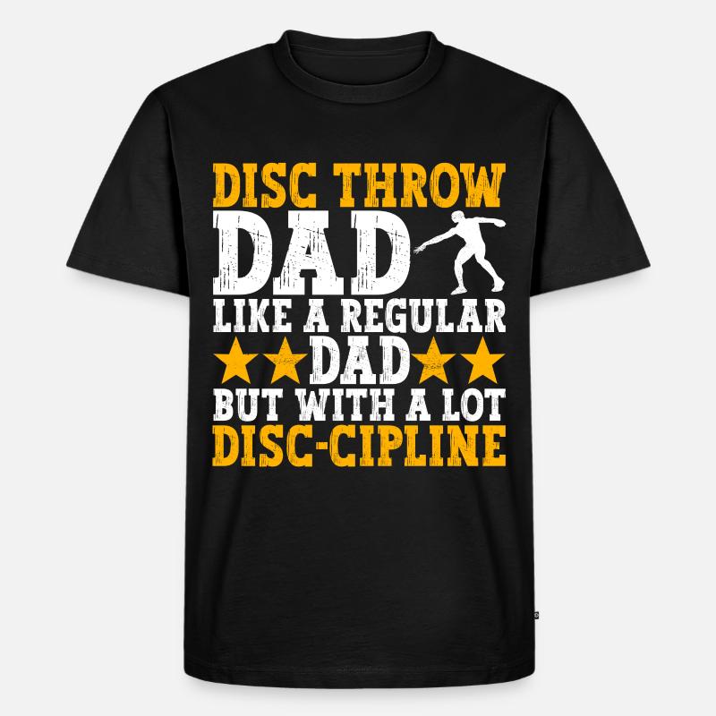 Discus thrower discus throw - Men's Premium Organic T-Shirt - black
