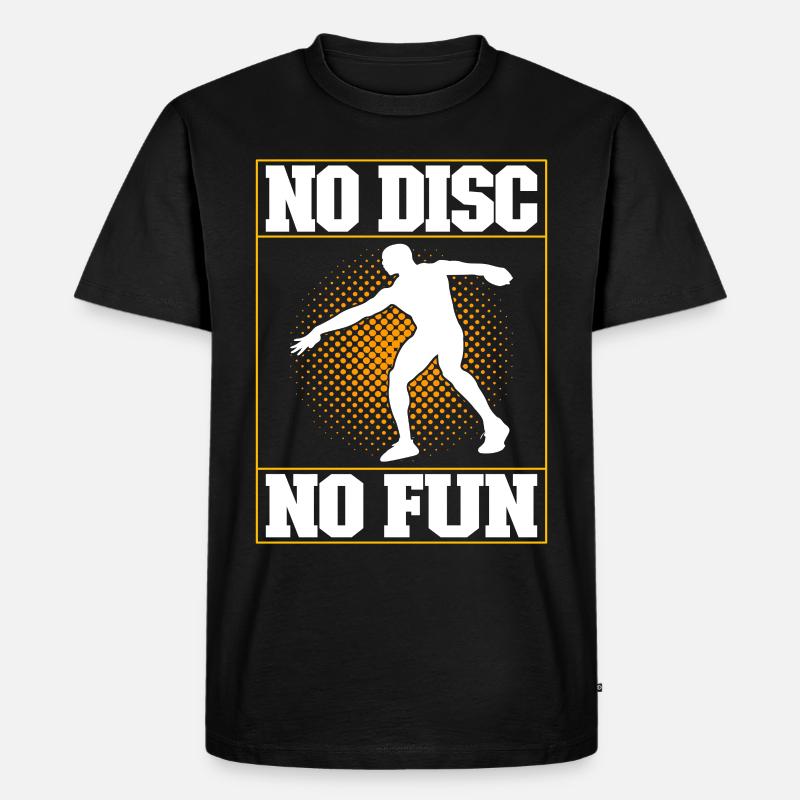 Discus thrower discus throw - Men's Premium Organic T-Shirt - black