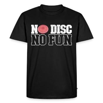 Discus thrower discus throw - Men's Premium Organic T-Shirt - black - Front - Nico (187cm)