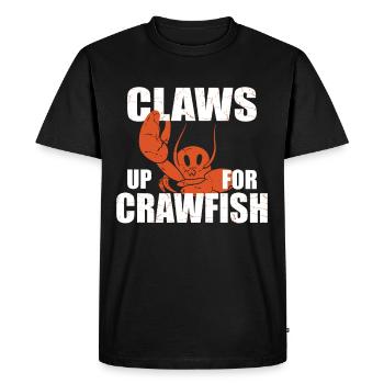 Pinces pour écrevisses pour écrevisses et homard - T-shirt Premium bio Homme - noir - Devant - Nico (187cm)