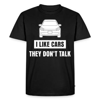Moniteur d’auto-école Professeur d’auto-école - T-shirt Premium bio Homme - noir - Devant - Nico (187cm)