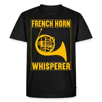 Cor Cuivres - T-shirt Premium bio Homme - noir - Devant - Nico (187cm)