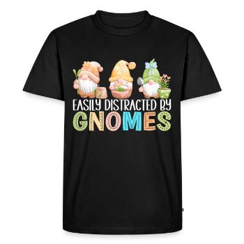 Nains de jardin Jardinage - T-shirt Premium bio Homme - noir - Devant - Nico (187cm)