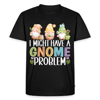 Nains de jardin Jardinage - T-shirt Premium bio Homme - noir - Devant - Nico (187cm)