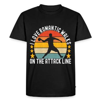 Ballon chasseur Ballon chasseur - T-shirt Premium bio Homme - noir - Devant - Nico (187cm)