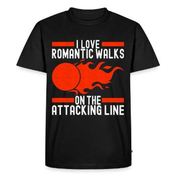 Ballon chasseur Ballon chasseur - T-shirt Premium bio Homme - noir - Devant - Nico (187cm)