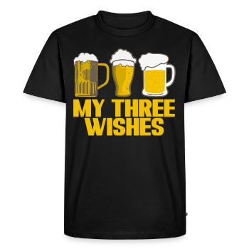 Bière Brasserie artisanale Brasserie artisanale Brasserie artisanale - T-shirt Premium bio Homme - noir - Devant - Nico (187cm)