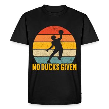 Ballon chasseur Ballon chasseur - T-shirt Premium bio Homme - noir - Devant - Nico (187cm)