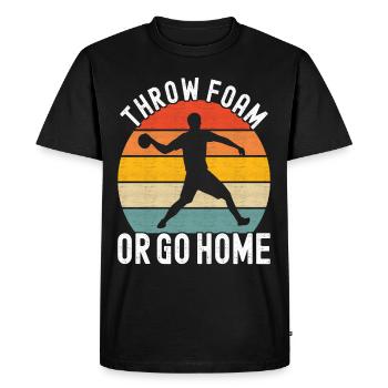 Ballon chasseur Ballon chasseur - T-shirt Premium bio Homme - noir - Devant - Nico (187cm)