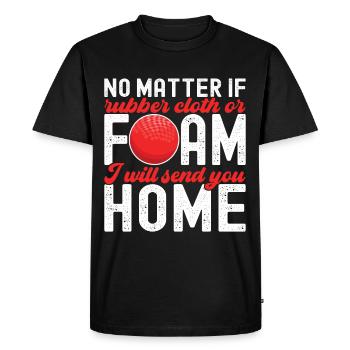 Ballon chasseur Ballon chasseur - T-shirt Premium bio Homme - noir - Devant - Nico (187cm)