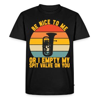 Euphonium Euphonium Player - Men's Premium Organic T-Shirt - black - Front - Nico (187cm)