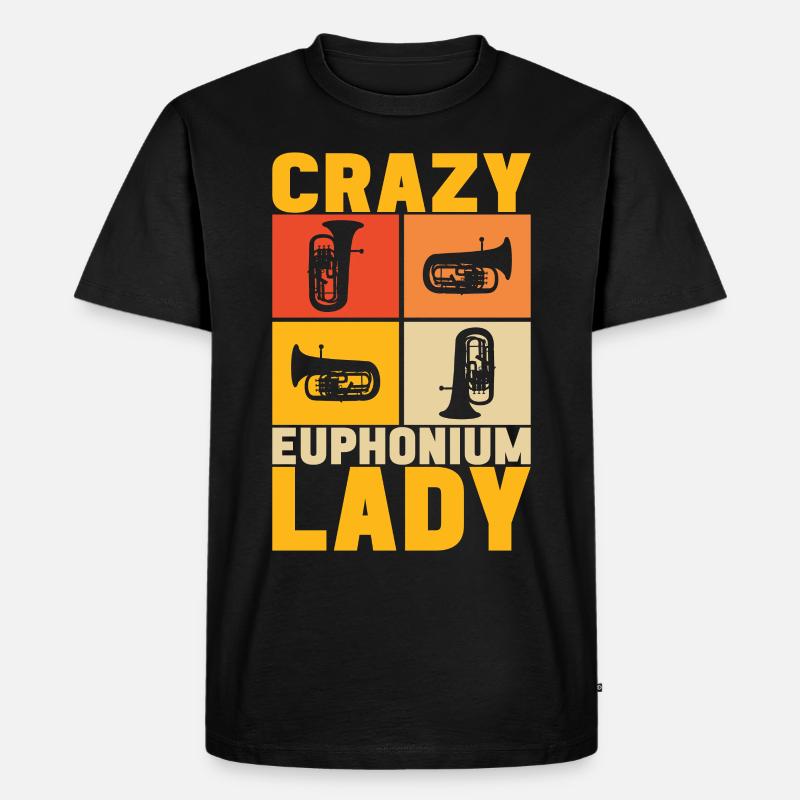 Euphonium Euphoniumspieler - Männer Premium Bio T-Shirt - Schwarz