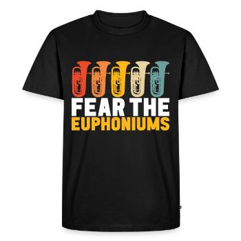 Euphonium Euphonist - Männer Premium Bio T-Shirt - Schwarz - Vorne - Nico (187cm)