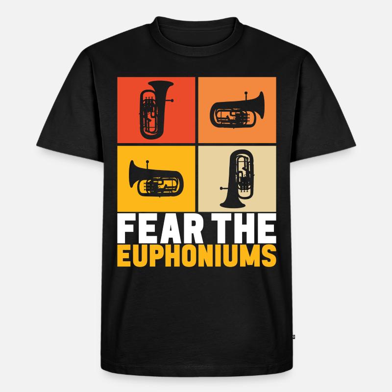 Euphonium Euphonist - Männer Premium Bio T-Shirt - Schwarz