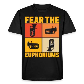 Euphonium Euphonist - Männer Premium Bio T-Shirt - Schwarz - Vorne - Nico (187cm)