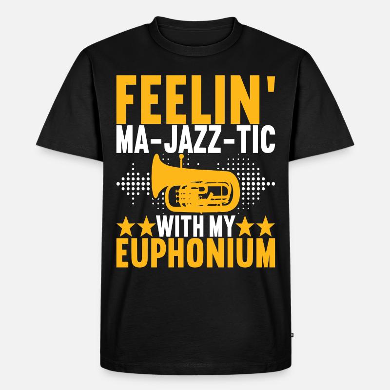 Euphonium Euphonist - Männer Premium Bio T-Shirt - Schwarz