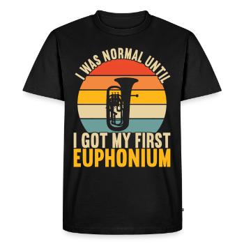 Euphonium Euphonist - Men's Premium Organic T-Shirt - black - Front - Nico (187cm)