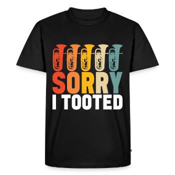 Euphonium Euphonist - Men's Premium Organic T-Shirt - black - Front - Nico (187cm)