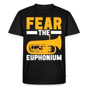 Euphonium Euphonist - Men's Premium Organic T-Shirt - black - Front - Nico (187cm)