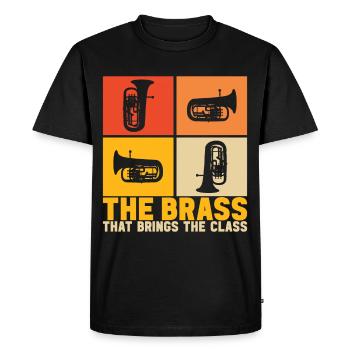 Euphonium Euphonium Player - Men's Premium Organic T-Shirt - black - Front - Nico (187cm)