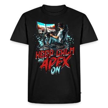 Sim Racing Simulator Esports Sim Race - Men's Premium Organic T-Shirt - black - Front - Nico (187cm)