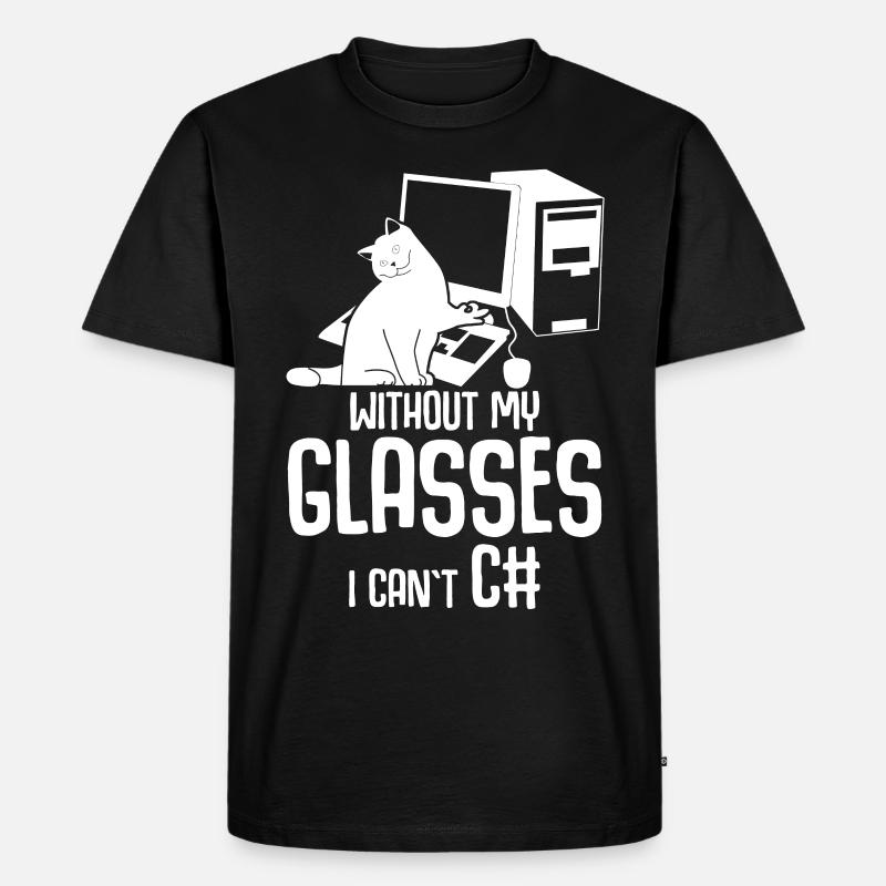 Programmeur Informatique Admin - T-shirt Premium bio Homme - noir