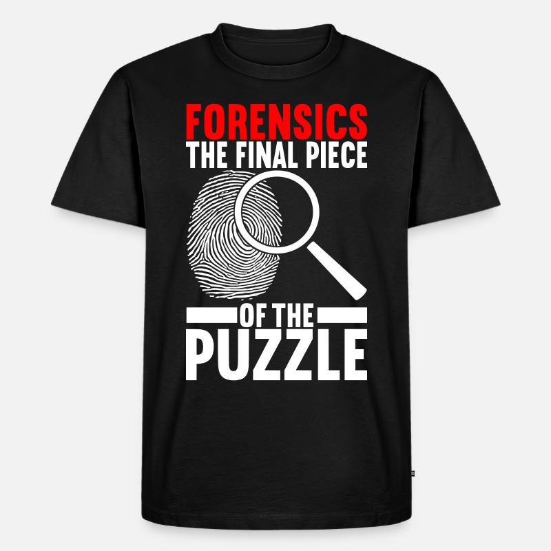 Forensics Forensic Scientist - Men's Premium Organic T-Shirt - black