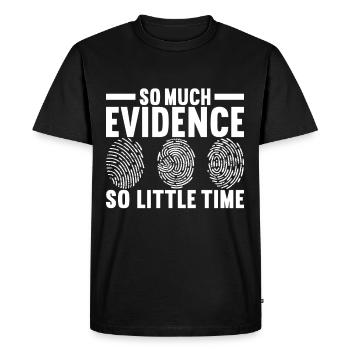 Forensics Forensic Scientist - Men's Premium Organic T-Shirt - black - Front - Nico (187cm)
