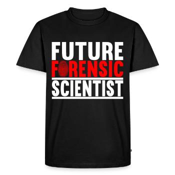 Forensics Forensic Scientist - Men's Premium Organic T-Shirt - black - Front - Nico (187cm)