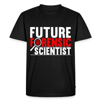 Forensics Forensic Scientist - Men's Premium Organic T-Shirt - black - Front - Nico (187cm)